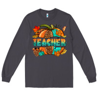 Smoke Teacher pumpkin Long Sleeve Tee - NancyCooperArtShop
