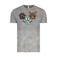 Cloud Rock Christmas paws Vintage Tee - RanaPortraitStore