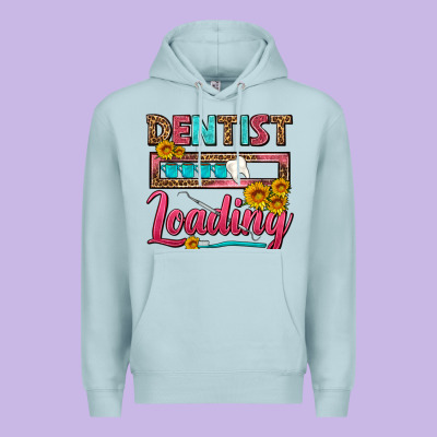 Dentist Loading With Coffee Mug Premium Hoodie Designed By Fadigitalartstudio