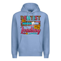 Colony Blue Dentist Loading With Coffee Mug Premium Hoodie - FaDigitalArtStudio