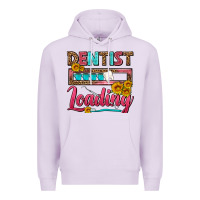 Lilac Dentist Loading With Coffee Mug Premium Hoodie - FaDigitalArtStudio