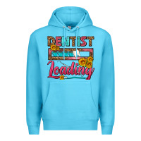 Ocean Blue Dentist Loading With Coffee Mug Premium Hoodie - FaDigitalArtStudio