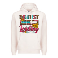 Pale Pink Dentist Loading With Coffee Mug Premium Hoodie - FaDigitalArtStudio
