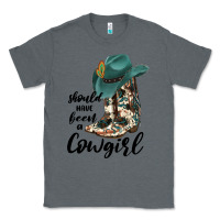 Charcoal Heather Should Have Been A Cowgirl Classic Tee - JahusDesignShop