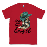 Red Should Have Been A Cowgirl Classic Tee - JahusDesignShop