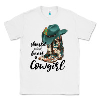 White Should Have Been A Cowgirl Classic Tee - JahusDesignShop