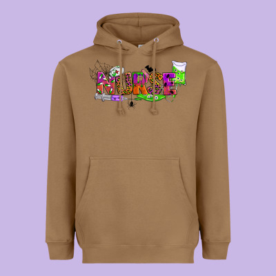 Halloween Nurse Heavyweight Hoodie Designed By Bundleandbundleshop