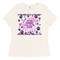 Bone hold my drink i gotta pet this dog Ladies Tee - MaliasSmallBusiness