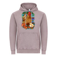 Vintage Zinc Chicken with Chick Vintage Hoodie - Bettercallsaul