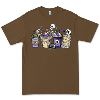 Cacao skeleton coffee cups Premium Tee - NancyCooperArtShop