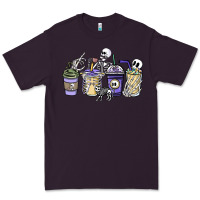 Plum skeleton coffee cups Premium Tee - NancyCooperArtShop