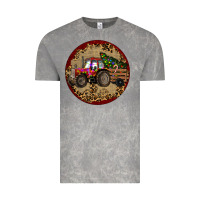 Cloud Rock Christmas Tractor Vintage Tee - RanaPortraitStore