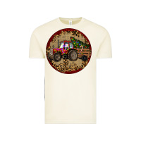 Vintage Arctic Christmas Tractor Vintage Tee - RanaPortraitStore