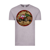 Vintage Zinc Christmas Tractor Vintage Tee - RanaPortraitStore