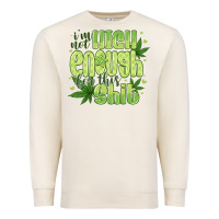 Sandshell i'm not high enough for Premium Sweatshirt - CowhideDigitalArt