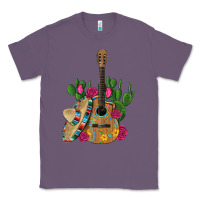 Lavender ,mexican sombrero guitar rose cactus Classic Tee - Artiststas