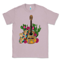 Lilac ,mexican sombrero guitar rose cactus Classic Tee - Artiststas