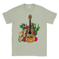 Matcha ,mexican sombrero guitar rose cactus Classic Tee - Artiststas