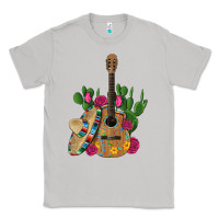 Moon Dust ,mexican sombrero guitar rose cactus Classic Tee - Artiststas