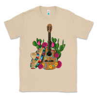 Mushroom ,mexican sombrero guitar rose cactus Classic Tee - Artiststas
