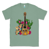 Sage ,mexican sombrero guitar rose cactus Classic Tee - Artiststas