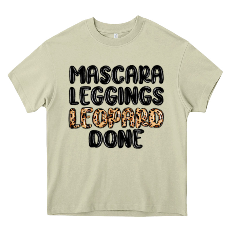 Mascara Leopard Done Heavy Core Tee by MaliasSmallBusiness | Teevron