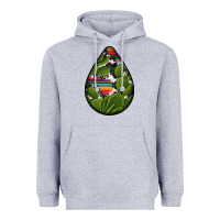 Heather Grey mexican teardrop  5 Heavyweight Hoodie - BundleAndBundleShop