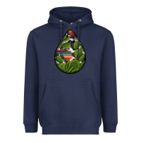 Navy mexican teardrop  5 Heavyweight Hoodie - BundleAndBundleShop