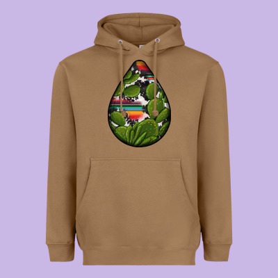 Mexican Teardrop  5 Heavyweight Hoodie Designed By Bundleandbundleshop