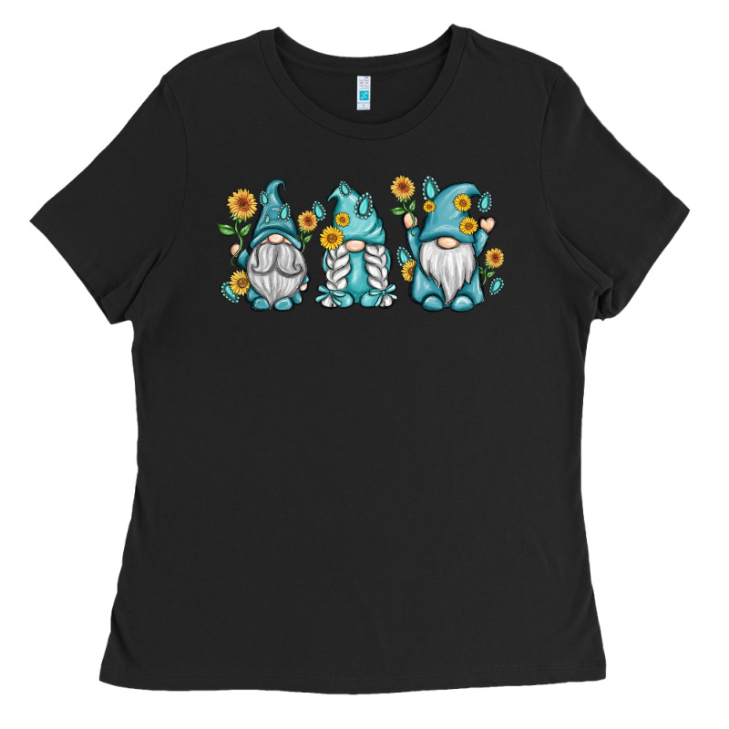 Sunflower Gnomes Ladies Tee by MaliasSmallBusiness | Teevron