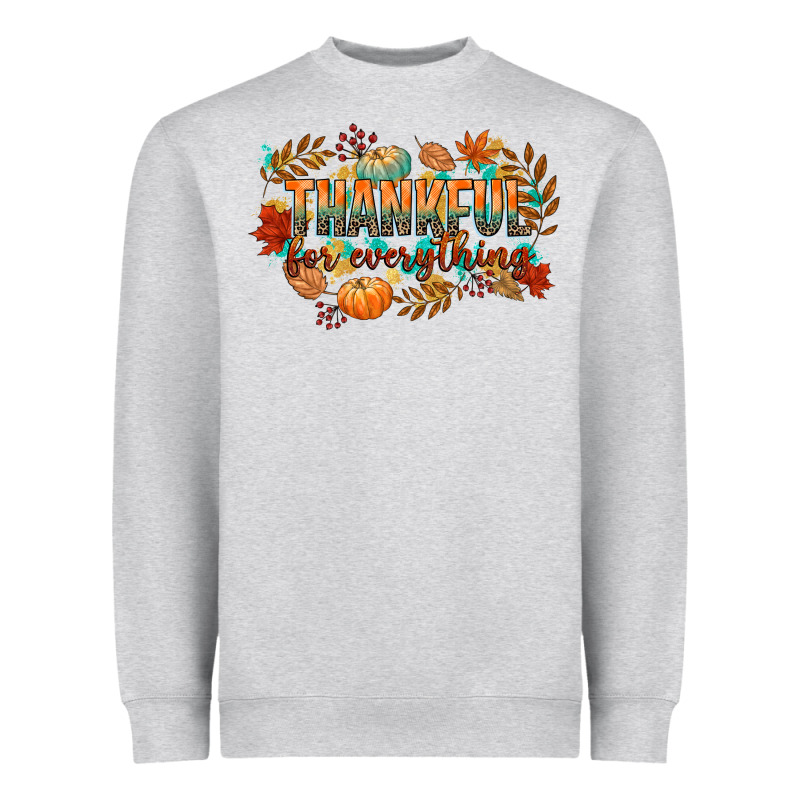 Thankful For Everything Heavyweight Sweatshirt by CowGirlArtShop | Teevron