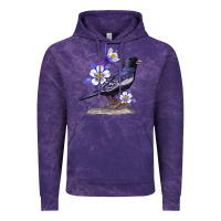 Cloud Purple Colorado Lark Mountain Bunting Bird Vintage Hoodie - Bettercallsaul