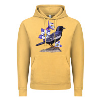 Vintage Mustard Colorado Lark Mountain Bunting Bird Vintage Hoodie - Bettercallsaul