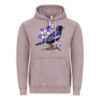 Vintage Zinc Colorado Lark Mountain Bunting Bird Vintage Hoodie - Bettercallsaul