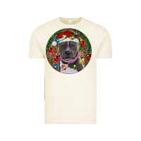 Vintage Arctic Christmas Pitbull Vintage Tee - RanaPortraitStore