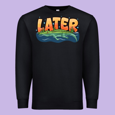 Later Premium Sweatshirt Designed By Cowhidedigitalart