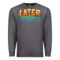 Charcoal Heather Later Premium Sweatshirt - CowhideDigitalArt