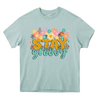 Arona stay groovy Heavy Core Tee - MaliasSmallBusiness