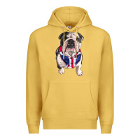 Antique Gold English Dog Premium Hoodie - RanaPortraitStore