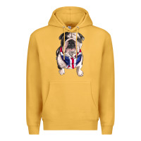 Mustard English Dog Premium Hoodie - RanaPortraitStore