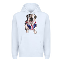 White English Dog Premium Hoodie - RanaPortraitStore