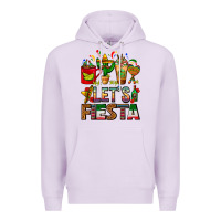 Lilac Let's Fiesta Mexico Coffee Cups With Cactus Premium Hoodie - FaDigitalArtStudio