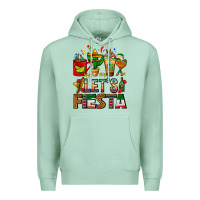 Let's Fiesta Mexico Coffee Cups With Cactus Premium Hoodie | Teevron