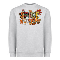 Heather Grey spice girl Heavyweight Sweatshirt - CowGirlArtShop