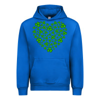Cobalt shamrock heart Urban Hoodie - Artiststas