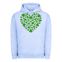Pigment Grape Ice shamrock heart Urban Hoodie - Artiststas