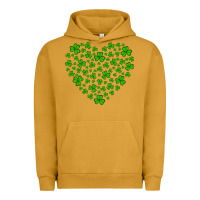 Pigment Peanut Butter shamrock heart Urban Hoodie - Artiststas
