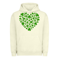 Shamrock Heart Urban Hoodie | Teevron