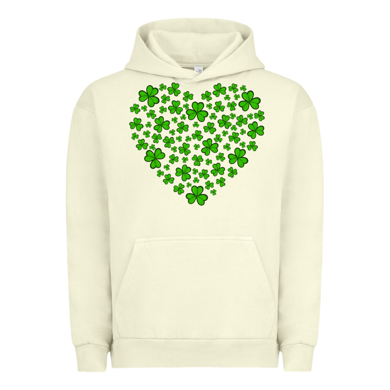 Shamrock Heart Urban Hoodie by Artiststas | Teevron