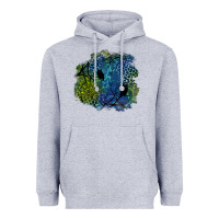 Heather Grey halloween patch  3 Heavyweight Hoodie - BundleAndBundleShop